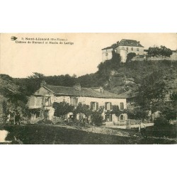 3 x Cpa 87 SAINT-LEONARD-DE-NOBLAT. Moulin de Lartige Château Mureaud, Usine Maqueteau et Pont