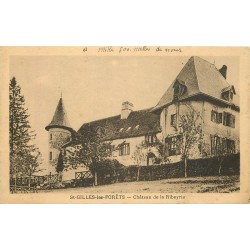 87 SAINT-GILLES-LES-FORÊTS. Château de la Ribeyrie