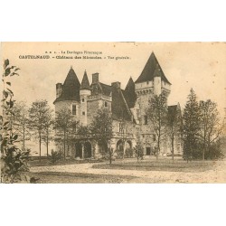 2 x Cpa 24 CASTELNAUD. Château des Mirandes, Vallée et Village 1917