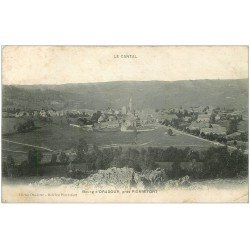 carte postale ancienne 15 ORADOUR. Le Bourg près Pierrefort