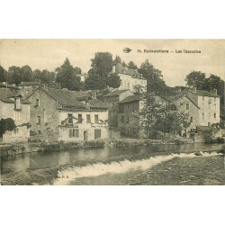 87 EYMOUTIERS. Les Tanneries et épicerie Moisset 1931