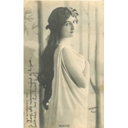 SPECTACLE. Artiste Comédienne Chanteuse. Mastio 1903 Soprano par Reutlinger