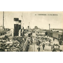 50 CHERBOURG. Gare Maritime