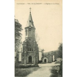 63 SAINT-CLEMENT. Eglise et Place