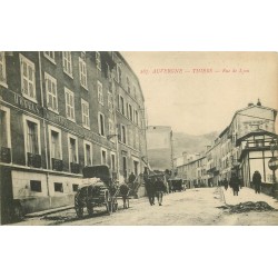 63 THIERS. Hotels de Paris et de l'Aigle d'Or rue de Lyon