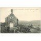 carte postale ancienne 15 SAIGNES. Chapelle Notre-Dame du Château animation