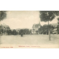 88 GERARDMER. Cycliste sur le Boulevard du Lac 1916