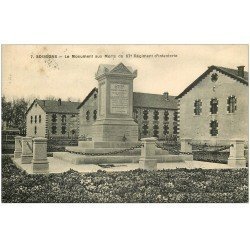 carte postale ancienne 02 SOISSONS. Monument aux Morts du 67° Régiment d'Infanterie 1922