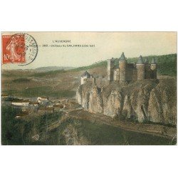 carte postale ancienne 15 SAILHANS. Le Château 1909 et le Village