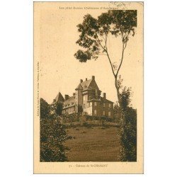 carte postale ancienne 15 SAINT-CHAMANT le Château 1928