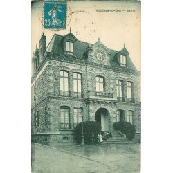 95 VILLIERS-LE-BEL 2 x Cpa Mairie 1937 et Eglise 1902