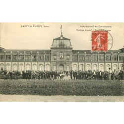 94 SAINT-MAURICE. Cour Honneur Pavillon Central Asile National Convalescents