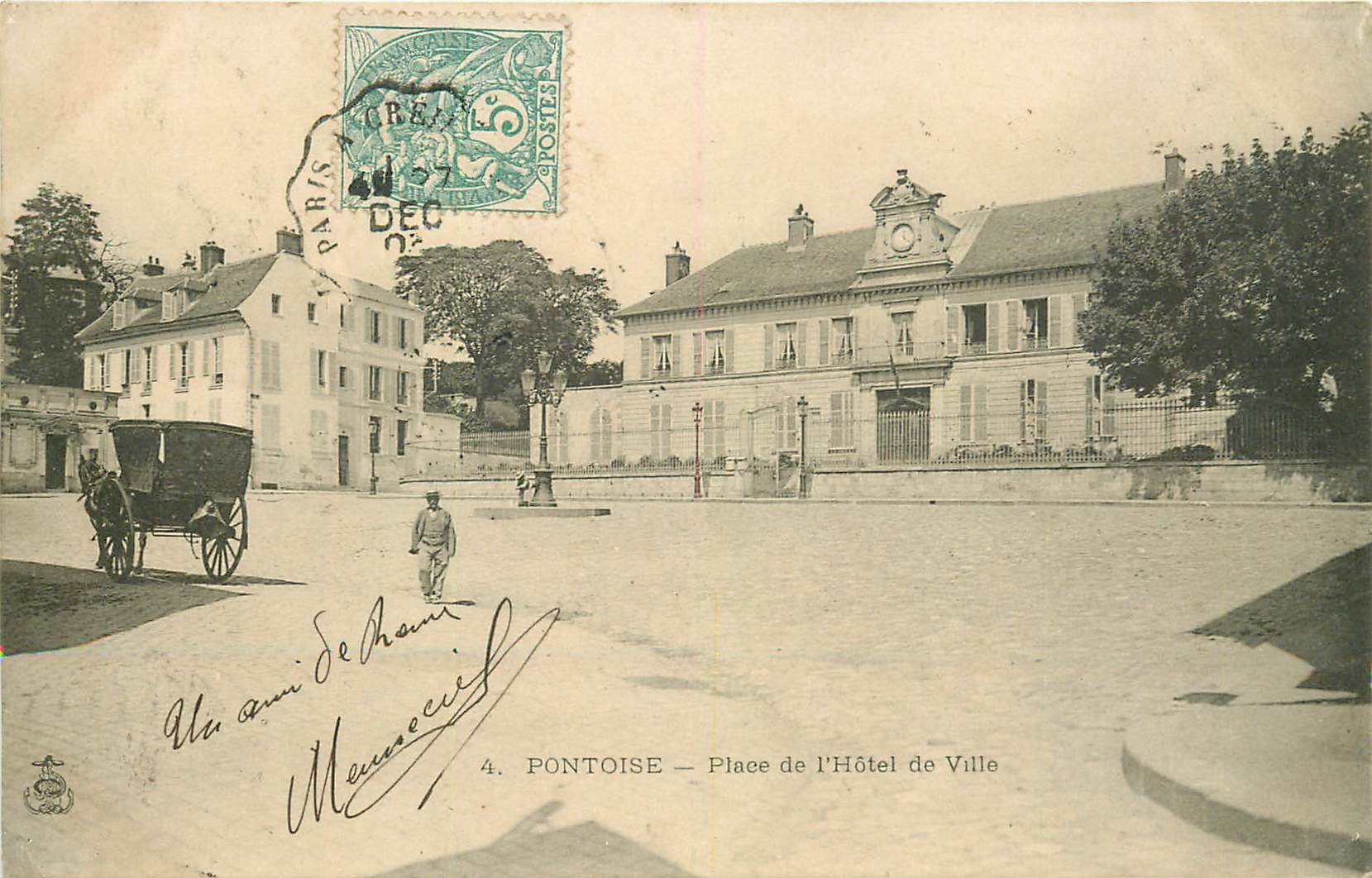 CPA 95 PONTOISE - Concours De Pêche L'Auto 1904 - Carte Postale Ancienne - Très Bon état