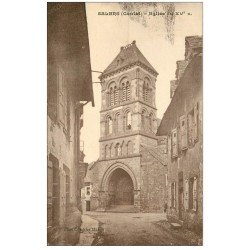 carte postale ancienne 15 SALERS. L'Eglise