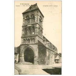 carte postale ancienne 15 SALERS. L'Eglise 1927