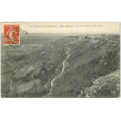 carte postale ancienne 15 SALERS. Route du Puy-Mary 1913