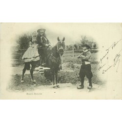 LA BRETAGNE. Mariés Bretons vers 1900