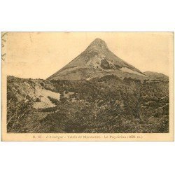 carte postale ancienne 15 Vallée de MANDAILLES. Le Puy-Griou 1929