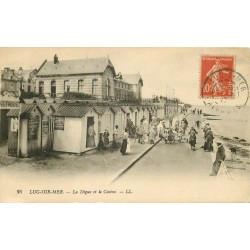 14 LUC-SUR-MER. Digue et Casino vers 1917