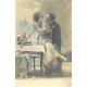 Série de 8 Cpa " Couple et champagne 1917 " édition Fauvette