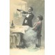 Série de 8 Cpa " Couple et champagne 1917 " édition Fauvette