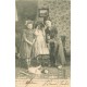 2 Cpa Enfants déguisés et poupée cassée 1904
