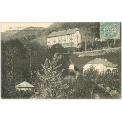 carte postale ancienne 15 VIC-SUR-CERE. Source et Grand Hôtel d'Orléans 1905