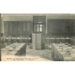 2 x Cpa 95 MOURS. Villa Saint-Régis Réfectoire et Forêt