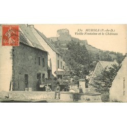 63 MUROLS. Vieille Fontaine et Château Hôtel 1907