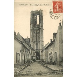 77 LARCHANT. Tour Eglise Saint-Mathurin 1918