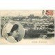 carte postale ancienne 16 ANGOULEME. Femme coiffe folklorique 1905