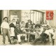 93 DRANCY. Rare Photo Cpa à la Terrasse Café Veyrière rue des Ecoles 1909