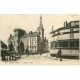 carte postale ancienne 16 ANGOULEME. Hôtel de Ville et à La Tricoteuse. tampon Militaire 1915