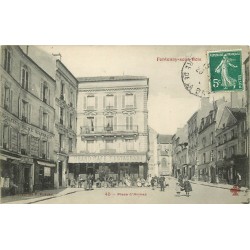 94 FONTENAY-SOUS-BOIS. Place d'Armes Imprimerie et Grand Hôtel Restaurant