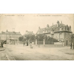 2 x Cpa 14 VILLERS-SUR-MER. Avenue de la Gare et Villa Marthe Alice 1904