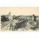 carte postale ancienne 16 ANGOULEME. La Gare avec Trains et Locomotives à vapeur
