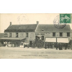 78 CERNAY-LA-VILLE. Bel attelage devant Hôtel Girardot de l'Avenir 1907