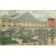 18 BOURGES. Les Halles 1904 carte colorisée