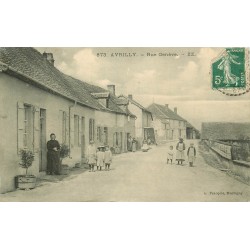 71 AVRILLY. Rue Genève 1912 éditeur François à Marcigny