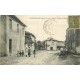 87 MORTEROLLES. Mairie et Route de Paris à Toulouse 1920