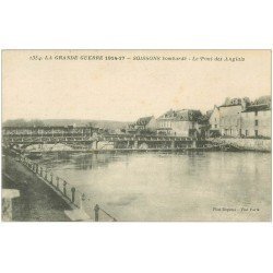 carte postale ancienne 02 SOISSONS. Pont des Anglais bombardé