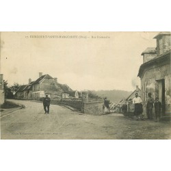 2 x Cpa 60 ELINCOURT-SAINTE-MARGUERITE. Rue Fontenelle 1908 et vue du Village 1913