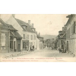 2 x Cpa 60 ELINCOURT-SAINTE-MARGUERITE. Grande Rue 1906 et rue du Rhône avec Calvaire Route Ecouvillon