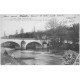 carte postale ancienne 16 ANGOULEME. Le Pont Saint-Cybard 1918. Carte vert amande