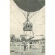 75016 PARIS. Un aérostat ballon captif avec sa nacelle à la Porte Maillot 1906