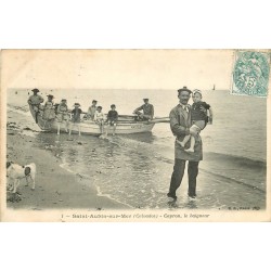 14 SAINT-AUBIN-SUR-MER. Capron le baigneur 1904