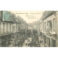 02 NOTRE-DAME-DE-LIESSE. Arrivée des Pélerins 1905