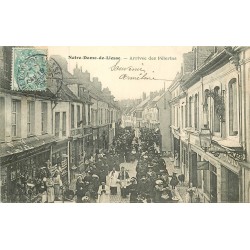 02 NOTRE-DAME-DE-LIESSE. Arrivée des Pélerins 1905