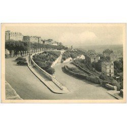 carte postale ancienne 16 ANGOULEME. Les Remparts voitures anciennes