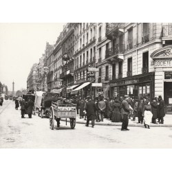 Réédition Photo Cpsm 75012 PARIS. Banque Société Générale au 53 rue de Lyon. Série Paris 1900